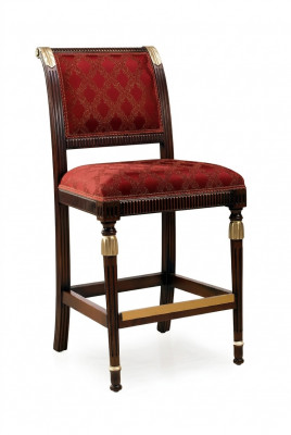 Barstill Bar Hocker Tresen Still Barhocker Barstil Samt Stoff Lehnstill