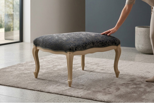 Beistellhocker Fousshocker Ottomane Miwwelhocker Sofas Hocker Pouf Sofa Polster
