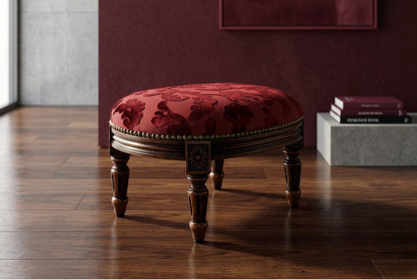 Luxuriéise Design-Këssenhocker: Multifunktionelle Sëtztruh an exquisiteschem Stil