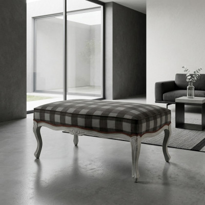 Osmanesch Miwwelhocker Ottoman Fousshocker Hocker Canapé Pouf Këssen Niewenhocker
