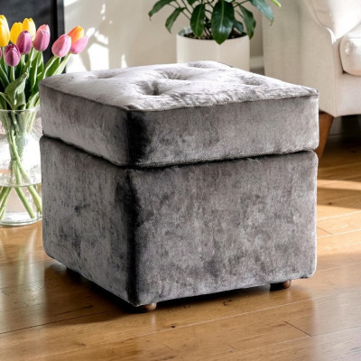 Fousshocker Ottomane Miwwelhocker Ottoman Hocker Canapé Pouf Polster Bäistellhocker