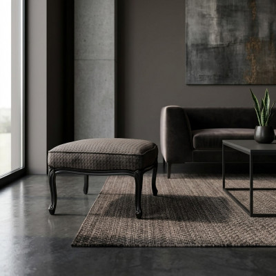 Textilhocker Hocker Polster Fousshocker Beistell Ottomane Chaise Lounge Faarfwal