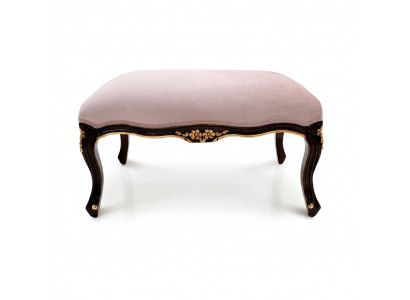 Osmanesch Chaiselongue Sëtzbank Textil Designer Hocker Foussocker Niewenhocker