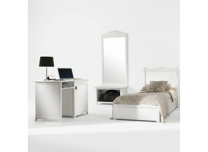 Bett Schreifdësch Schlofzimmer Design Hotel Ariichtung Sets Spigel 4tlg Set