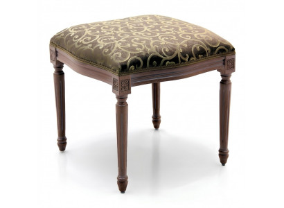 Designer Wunngsäll Stolz Holz Textil Fousshocker Ottoman Sëtzstol Sëtzpouf