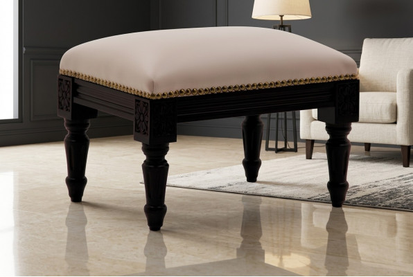 Designer Hocker Polster Wunnzëmmersbänk Fousshocker Ottoman Sëtzhocker Sëtzpouf