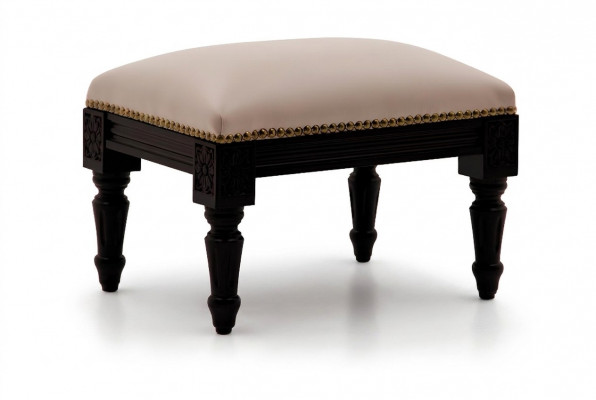 Designer Hocker Polster Wunnzëmmersbänk Fousshocker Ottoman Sëtzhocker Sëtzpouf