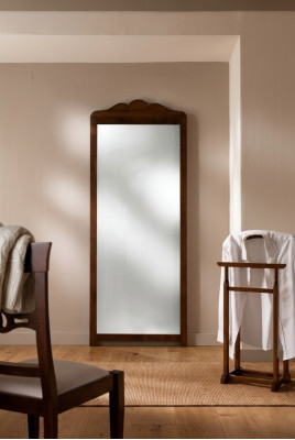 Klasseschen Designer Echte Holz Kader XL Spigel 84*3*205cm Spigel Miwwel Nei