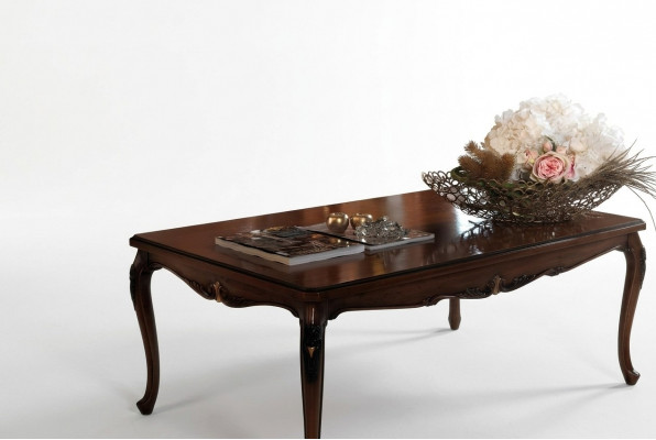 Couchtischen Dësch Luxus Holz Dëscher Konsolen Design Italienesch Miwwelen Vaccari