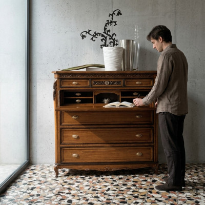 Wunnzëmmer Regal Luxus Designer Kommode Anrichte Side Low Board Schaf