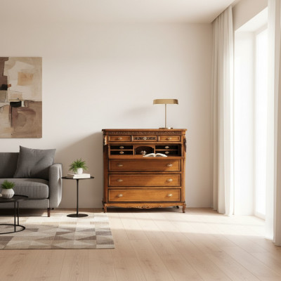 Wunnzëmmer Regal Luxus Designer Kommode Anrichte Side Low Board Schaf