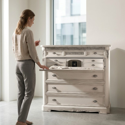 Wunnzëmmer Ariichtung Sideboard Anrichte Schaf Kommode Miwwelen Italienesch