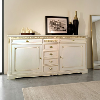 Design RTV Anrichte Kommode Wunnzëmmer Schaf Regal Luxus Wunn Zëmmer Board