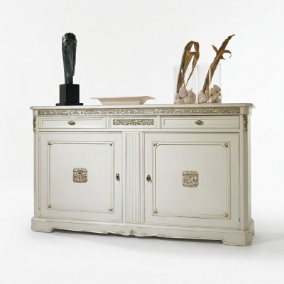 Luxus Italienesch Holz Miwwelen Kommode Anrichte Klassesch Stil Sideboard Holz Nei