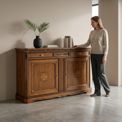 Anrichte Schëffer Schranken Kommoden Säitendësch Nei Komod Holz Design Schaf