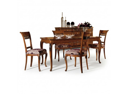 Iessdësch Dësch Miwwelen 4x Still Set 5-delig Grupp Design Iesszëmmer Set Neu