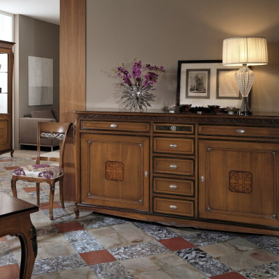 Side Low Board Schaf Wunnzëmmer Regal Luxus Designer Kommode Anrichte Nei