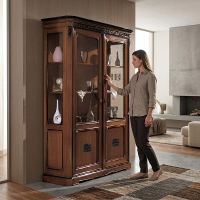 Vitrin Glas Design Schaf Holz Miwwel Nei Vitrin Kommoden Vitrinnen Kommodë.