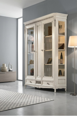 Design Anrichte Italienesch Miwwelen Sideboard Designer Luxus Holz Vitrine Schaf