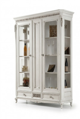 Design Anrichte Italienesch Miwwelen Sideboard Designer Luxus Holz Vitrine Schaf