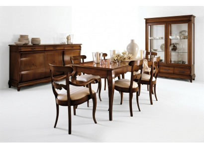 Iesszëmmer Wunnzëmmer Iessdëscher Dëscher Dësch Miwwelen Iessdësch Naturholz Retro Stil
