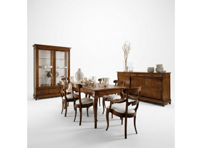Iesszëmmer Set Iessgrupp Dësch Dëscher 9 Stéck Komplettset Iessdësch 6 Still Grupp