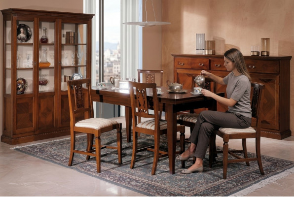 Design Miwwelen Ariichtung Dëscher Massivholz Dësch Neit Luxus Iessdësch Italieneschen