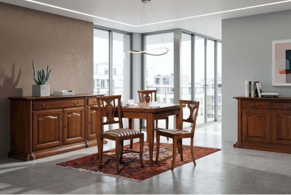 Italienesch Iessdëscher Dësch Holz Dëscher Miwwelen Iessdësch Antik Stil Massivholz