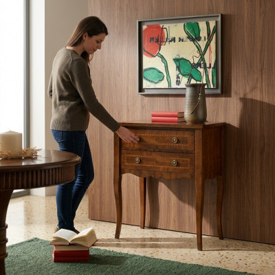 Wunnzëmmer Sideboard Schaf Schief Massiv Nei Kommod Schëffer Holz Kommod