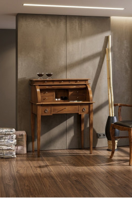Italienesch Miwwelen Büro Holz Dëscher Dësch Schreifdësch Sekretär Schreifdëscher