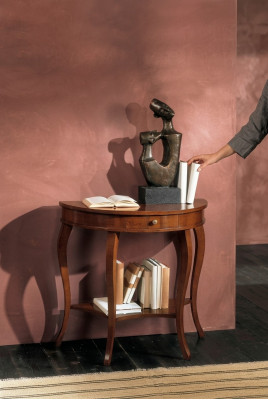 Miwwelen Holzkonsole Telefon Niewesëtz Italienesch Dëscher Konsole Dësch Konsolen