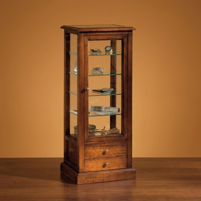 Wunnzëmmer Miwwelen Kommod Massive Holz Vitrinne Glas Schaf Echt Holz Vitrinn