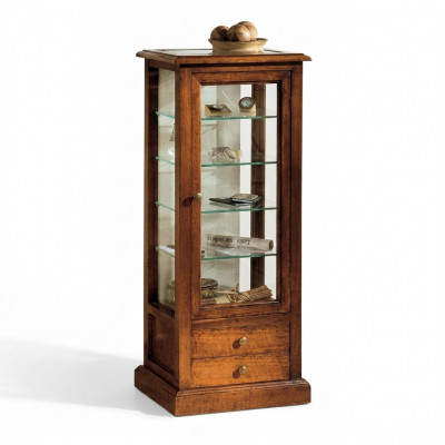 Wunnzëmmer Miwwelen Kommod Massive Holz Vitrinne Glas Schaf Echt Holz Vitrinn