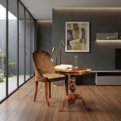 Klassesche Sofadësch Niewendësch Sofa Wunnzëmmer Dësch Holz Edele Design