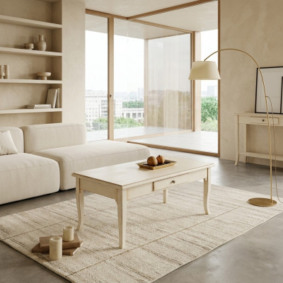 Italienesch Miwwelen Vaccari Sofadëscher Dësch Luxus Holz Dëscher Konsolen Design