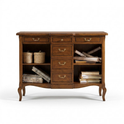 Klassesche Schaf Massivholz Miwwelen Italienesch Ariichtung Sideboard Kommode