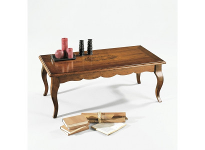 Wunnzëmmer Dëscher Barock Holz Couchtischen Massiv Klassescher Couchtisch Dësch