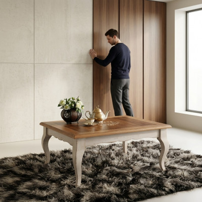Canapé Dësch Kaffi Dëscher Wunnzëmmer Massiv Bäitstell Luxus Canapé Dësch Design