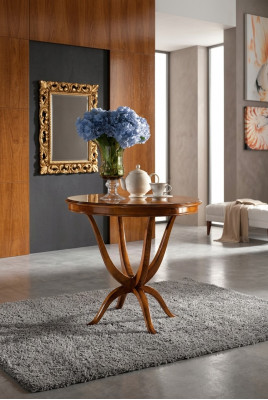 Kaffi Bäizdëscher Wunnzëmmer Ronn Couchtisch Luxus Design Couch Dësch Nei