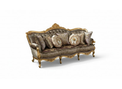 Canapé 3 Plaze Couche Sofas Art déco Drësëtzer Textil Couchen Couch Polster Neit