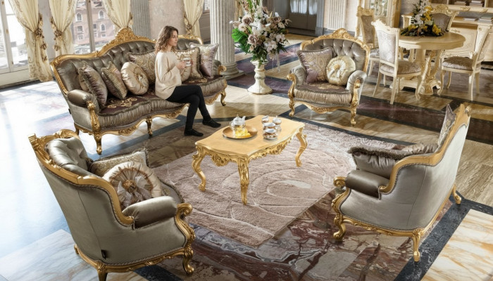 Sofa Sofagarnitur 3 2 1 1 Sëtzer Relax Couch Polstergarnitur Designer Neit Textil