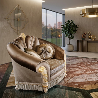 Polster Relax Stoff Textil Lounge Club Sesselenge Miwwelen Nei Fotell Designer Stull
