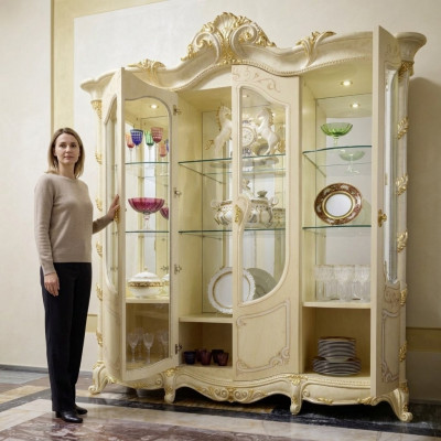 Vitrinnen Wunnzëmmer Schief Anrichte Holz Nei Luxus Vitrinn Schaf Klassesch
