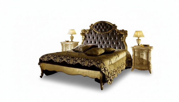 Klassescht Bett Luxus Better Chesterfield Schlofkummer Hotel Barock Miwwelen Nei