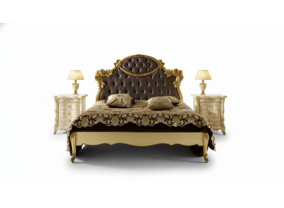 Bett Schlofkummer Set Design Miwwelen Klassesch Luxus Better Nei 2x Nuetsdësch 3tlg.