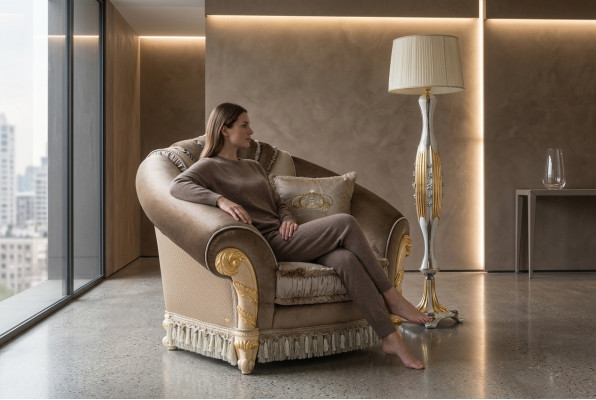Relax Lounge Club Still Miwwelen Lehnstull Neie Sessel Luxus Stull Polster Cocktail