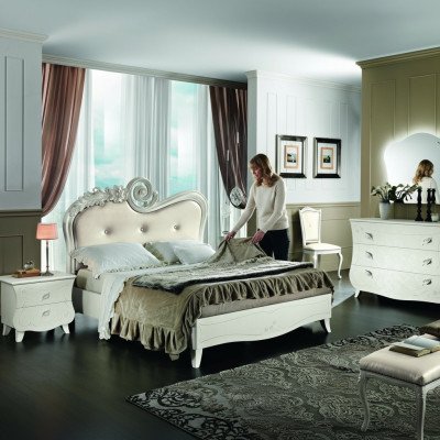Komplett Set Bett als Kommoden, nei Design Schlofzëmmer 5-teileg Set Schlofzëmmer.