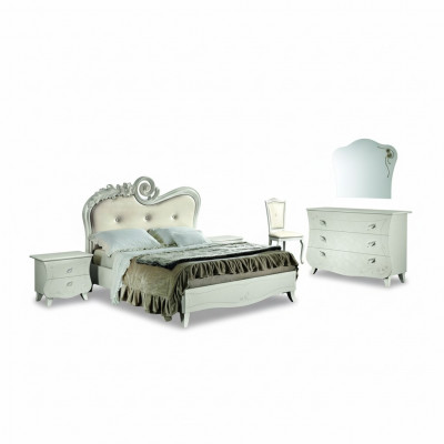 Komplett Set Bett als Kommoden, nei Design Schlofzëmmer 5-teileg Set Schlofzëmmer.