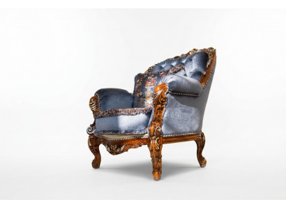Design Luxus Klassesch Lehn Textil Fausstull 1 Sëtz Sofa Polster Sofas Einsëtz.