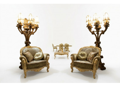 Sessel Design Couch 2-tlg. Relax Stoff Lounge Luxus Fernseh Club Polster Sëtzer